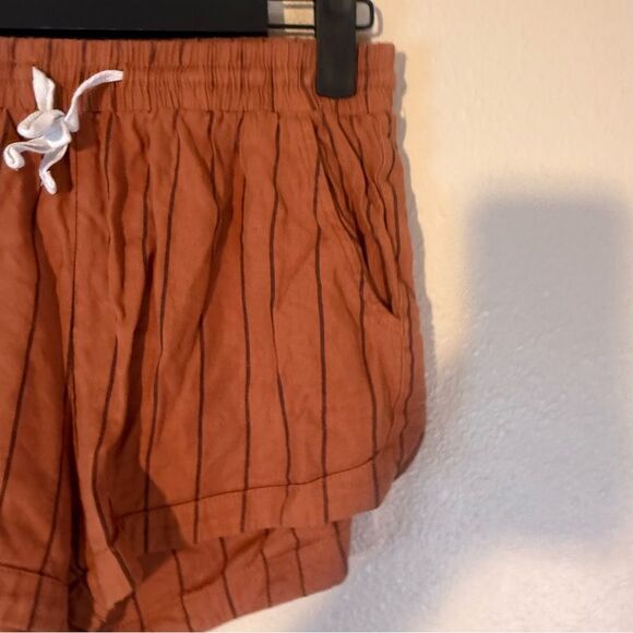 Billabong Rust Striped Athletic Shorts S - Picture 2 of 5